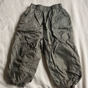 Kids Green rain Pants